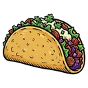 taco Pop Art icon