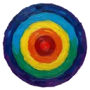 target goal bullseye Oil Painting icon