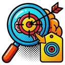 targeted keyword Pop Art icon