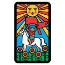 tarot card Pop Art icon
