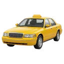 taxi Photorealistic icon