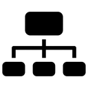 team chart Solid Glyph icon