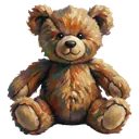 teddy bear Oil Painting icon