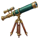 telescope Oil Painting icon
