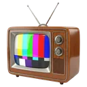 television Photorealistic icon