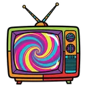 television Pop Art icon