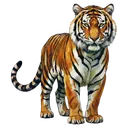 tiger Oil Painting icon