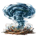 tornado Oil Painting icon