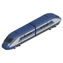 train Isometric icon