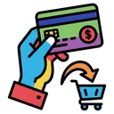 transactional intent Pop Art icon