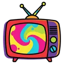 tv set (retro) Pop Art icon