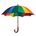 umbrella Oil Painting icon