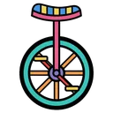 unicycle Pop Art icon