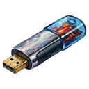 usb flash drive Oil Painting icon