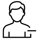 user-minus Outline icon