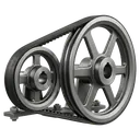 v belt drive Photorealistic icon