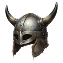 viking helmet Oil Painting icon