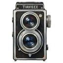 vintage camera Oil Painting icon