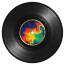 vinyl record Photorealistic icon