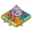 waffle Pop Art icon