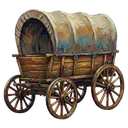 wagon Oil Painting icon