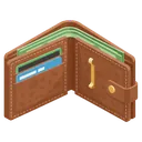 wallet Isometric icon