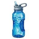 water bottle hydration Oil Painting icon