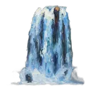 waterfall Oil Painting icon