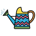 watering can Pop Art icon