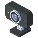 webcam Isometric icon