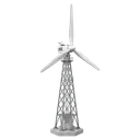 wind turbine tower Photorealistic icon