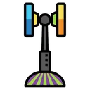 wireless router antenna Pop Art icon