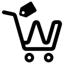 woocommerce store Line Art icon