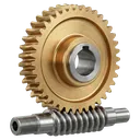 worm wheel Photorealistic icon