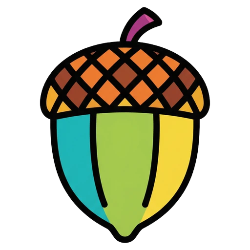 acorn Pop Art icon