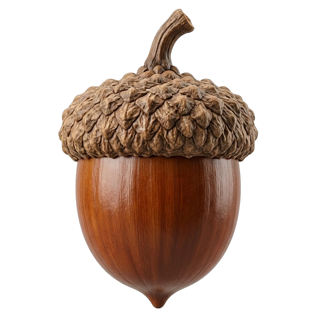 acorn nut Photorealistic icon