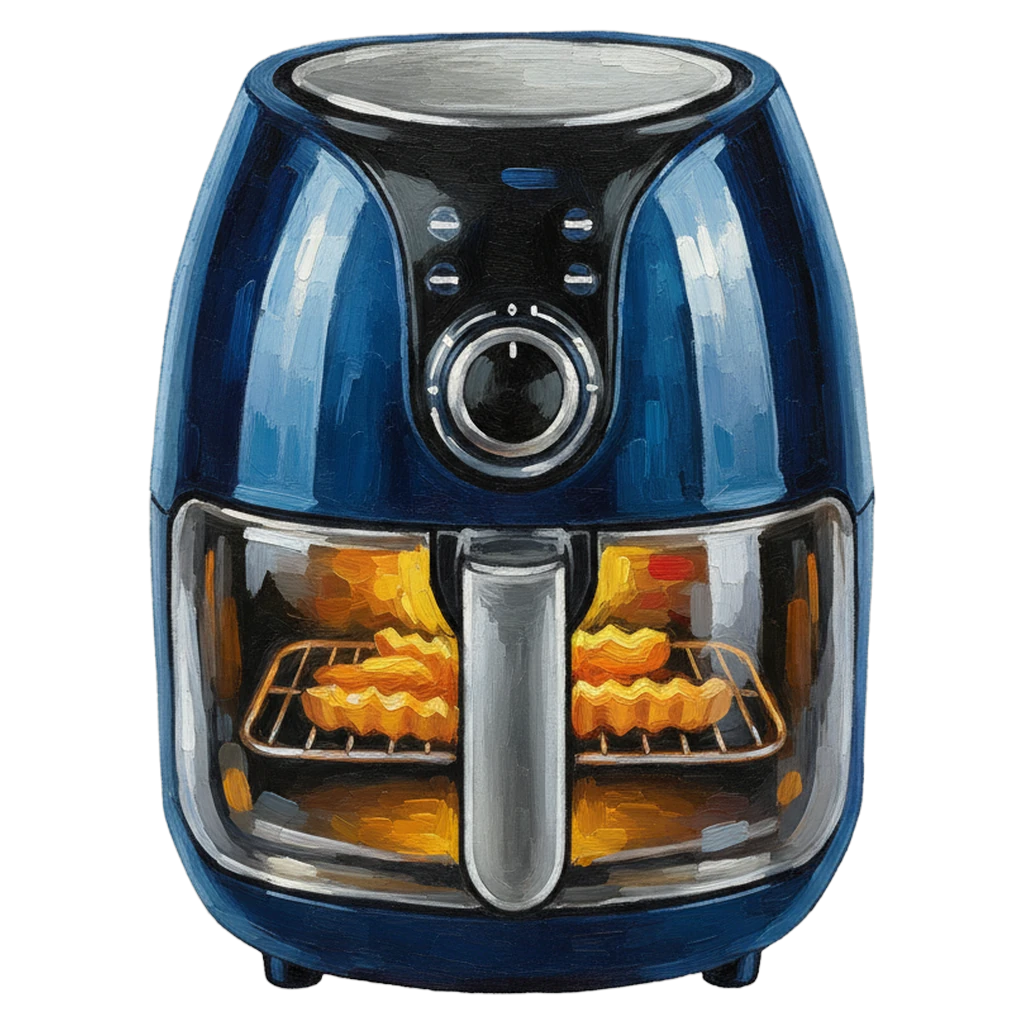 air fryer Oil Painting icon - free AI-generated oil painting icon for web and app projects