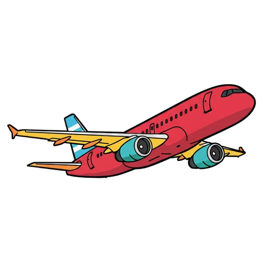 airplane Pop Art icon