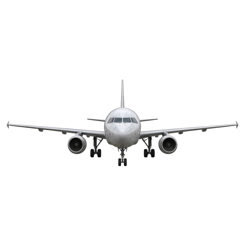 airplane Photorealistic icon