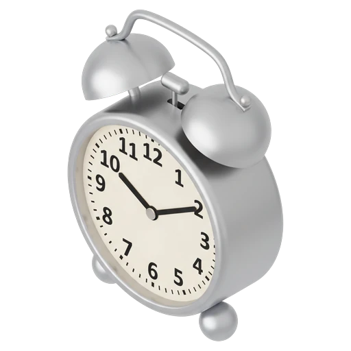 alarm clock Isometric icon