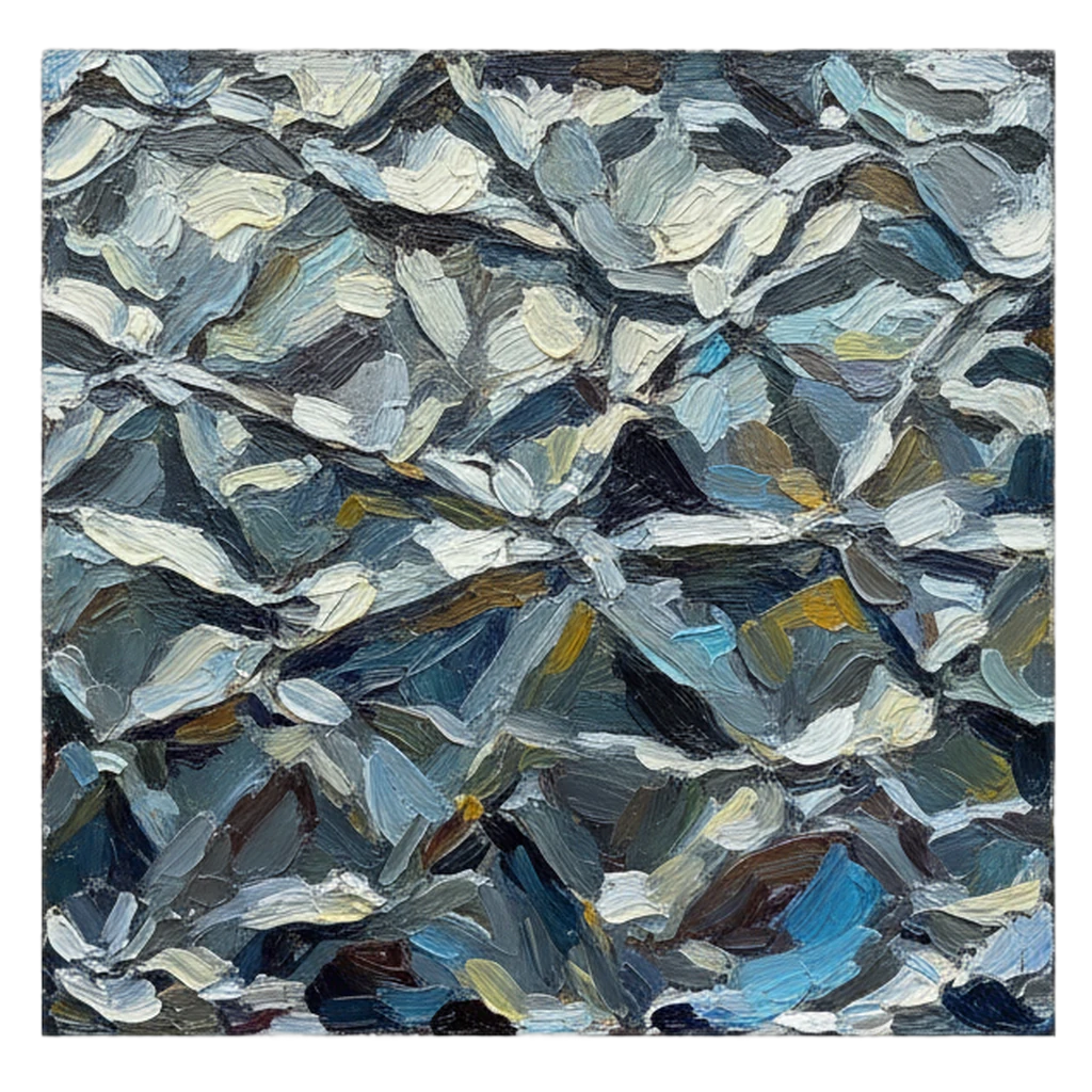 aluminum foil Oil Painting icon - free AI-generated oil painting icon for web and app projects