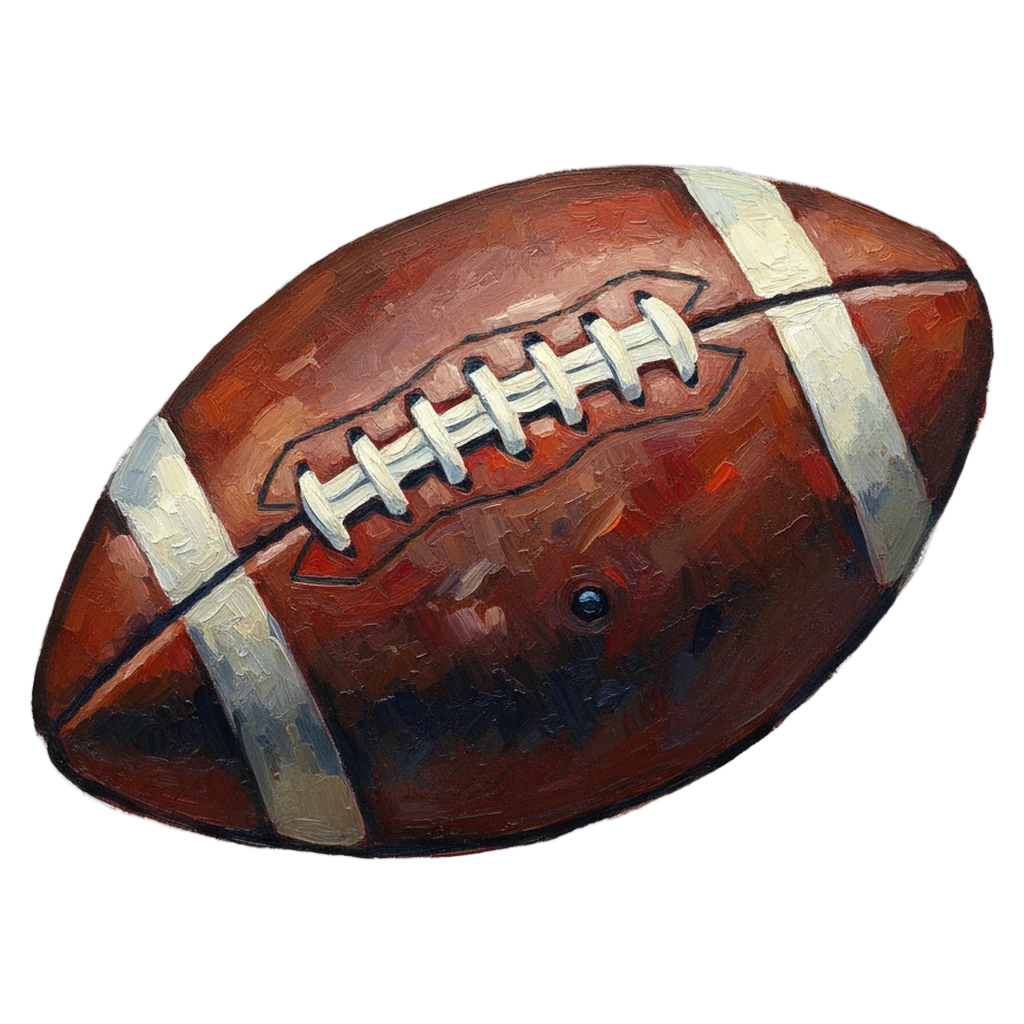 american football Oil Painting icon