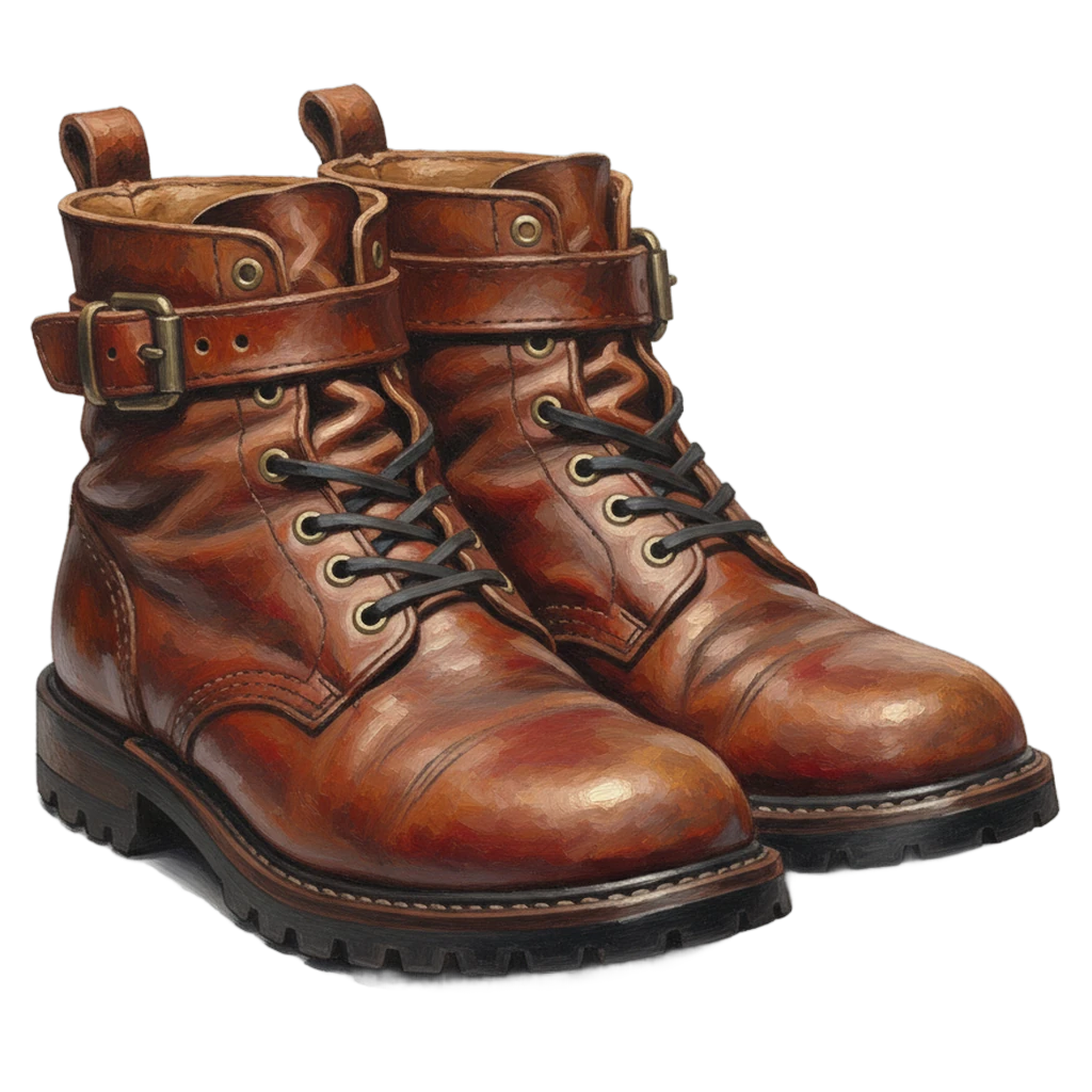 ankle boots Oil Painting icon