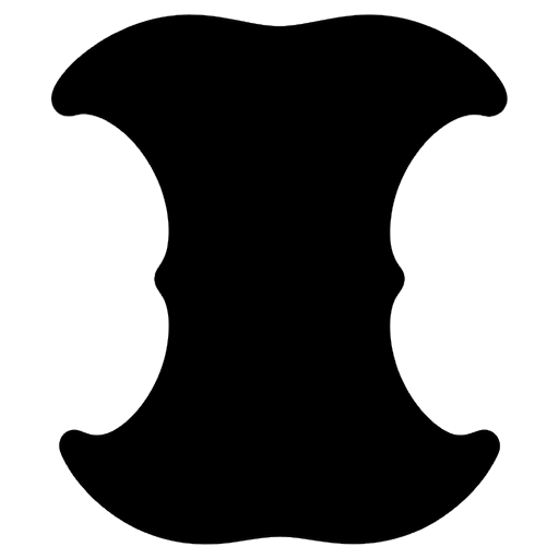 apple core Solid Glyph icon