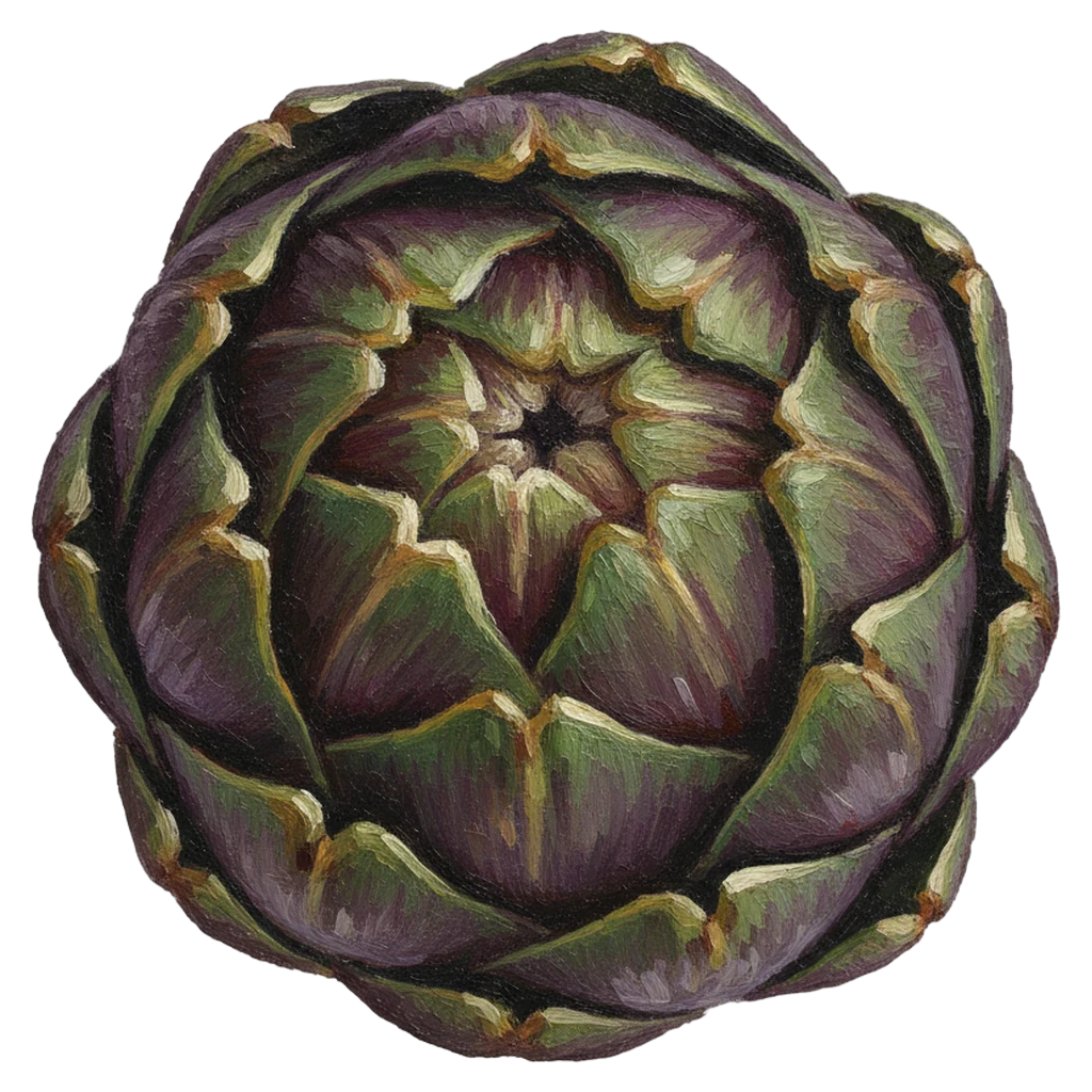 artichoke Oil Painting icon