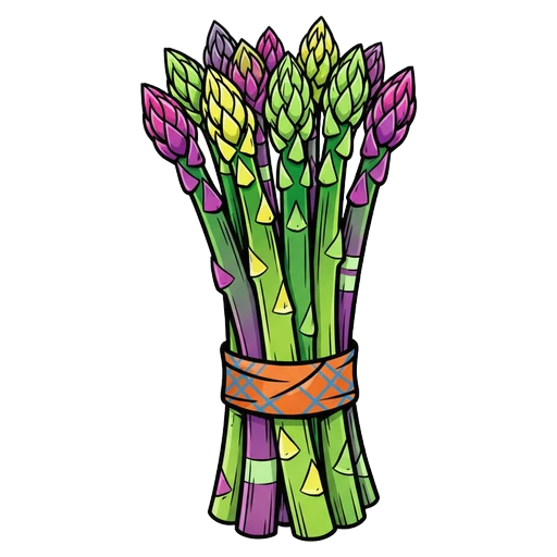 asparagus Pop Art icon