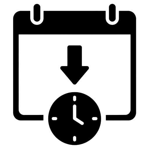 assignment due Solid Glyph icon - free AI-generated solid glyph icon for web and app projects