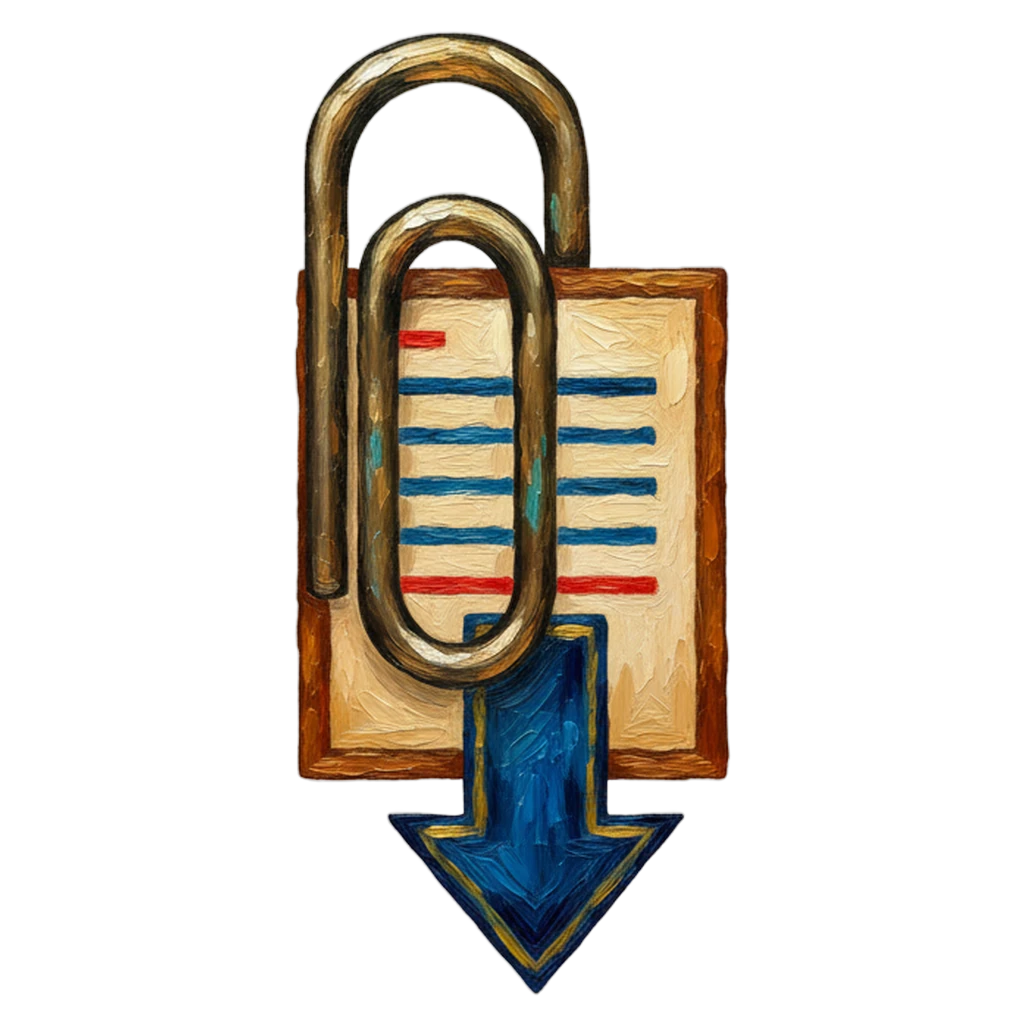 attachment Oil Painting icon - free AI-generated oil painting icon for web and app projects