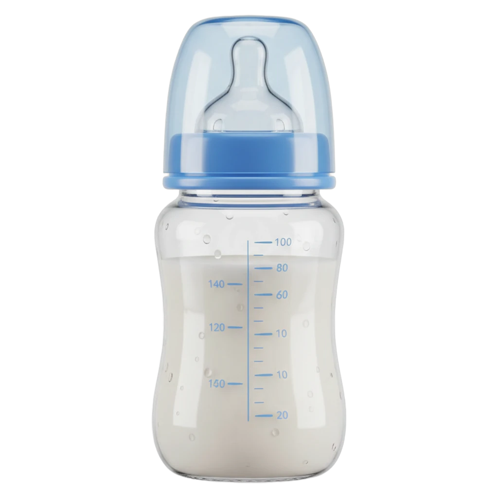 baby bottle Photorealistic icon