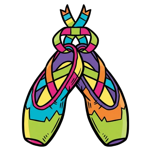ballet shoes Pop Art icon